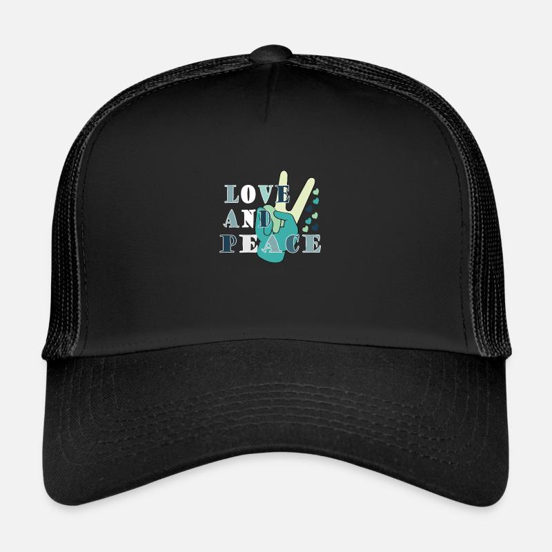 Love Peace Peace Harmony Trucker Cap