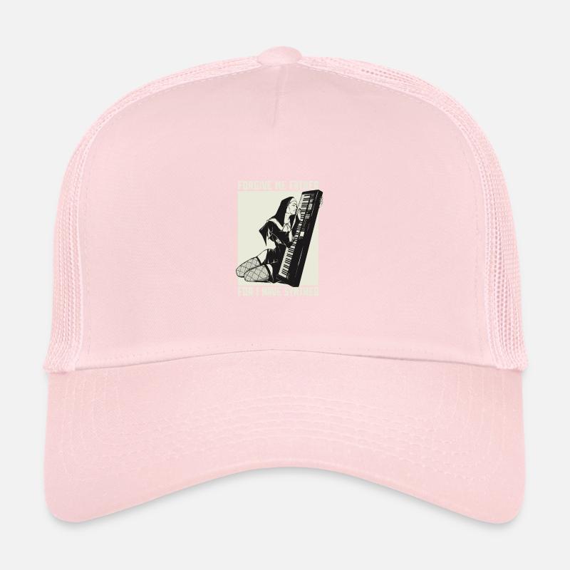 Synth Techno Musique Funny Synthesizer Casquette trucker 