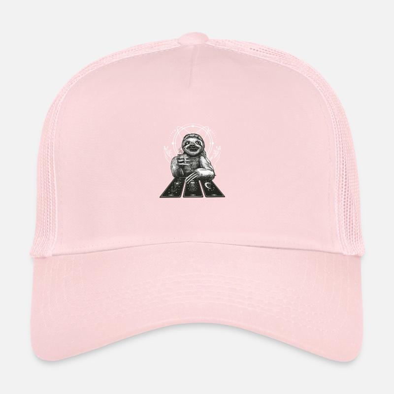Sloth Tarot Card Reader Cool Tarot Cartomancy Trucker Cap