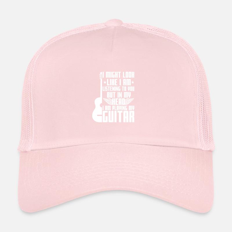 Guitar sayings Trucker Cap