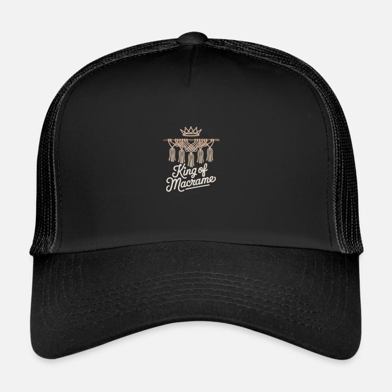 Le joyeux roi du macramé Casquette trucker 