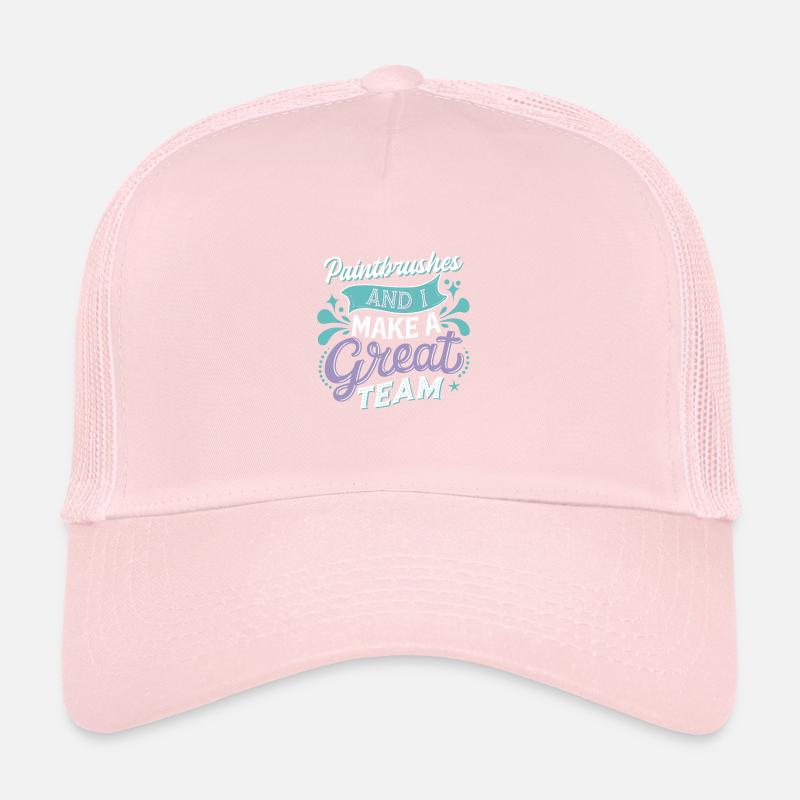 Les pinceaux et moi formons une excellente équipe Casquette trucker 