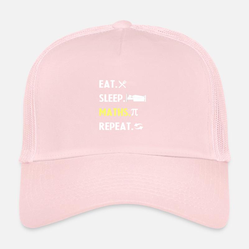 Eat Sleep Math Repeat Casquette trucker 