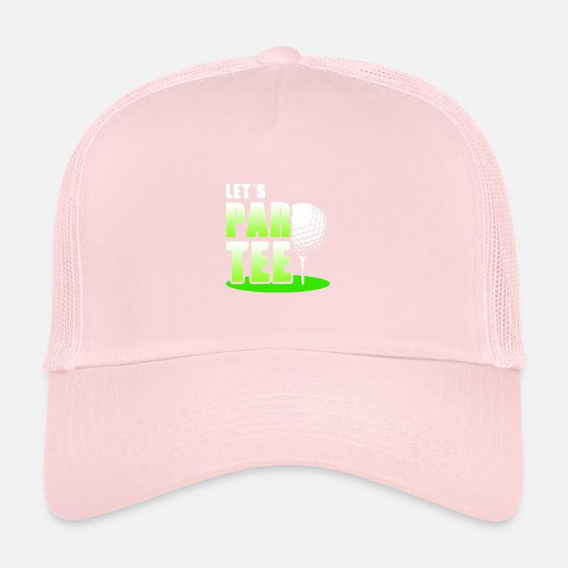 Let's Par Tee Golf Player Golfing Golf Course Golf Trucker Cap