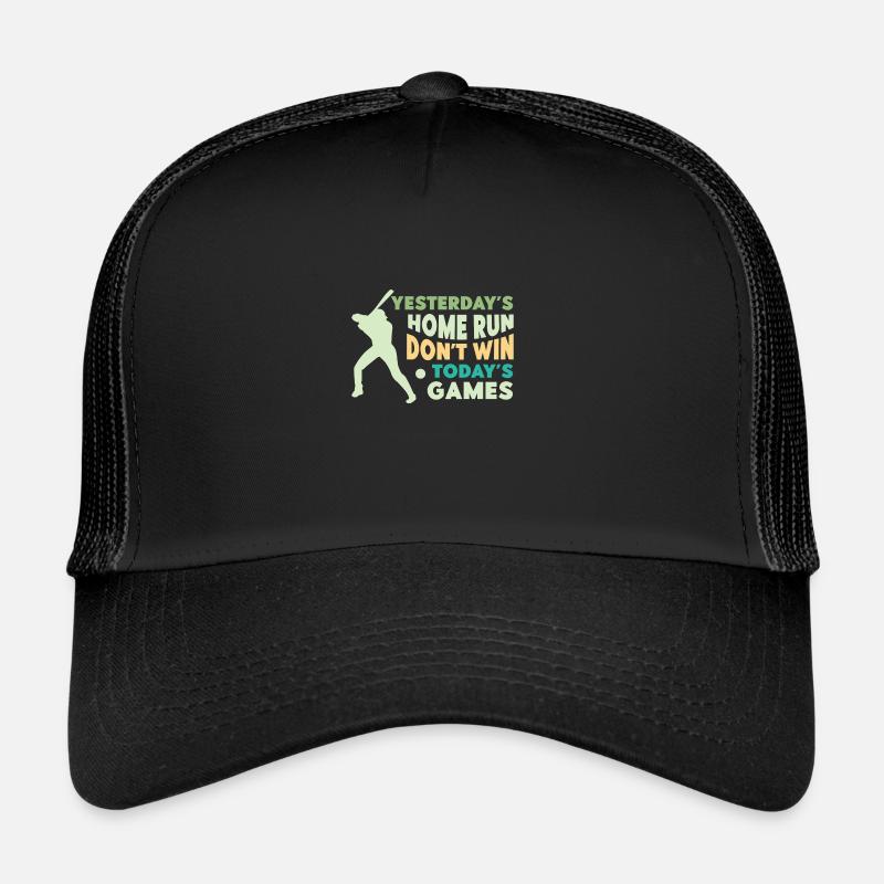 Baseball Baseball Bat Catch Ball Casquette trucker 
