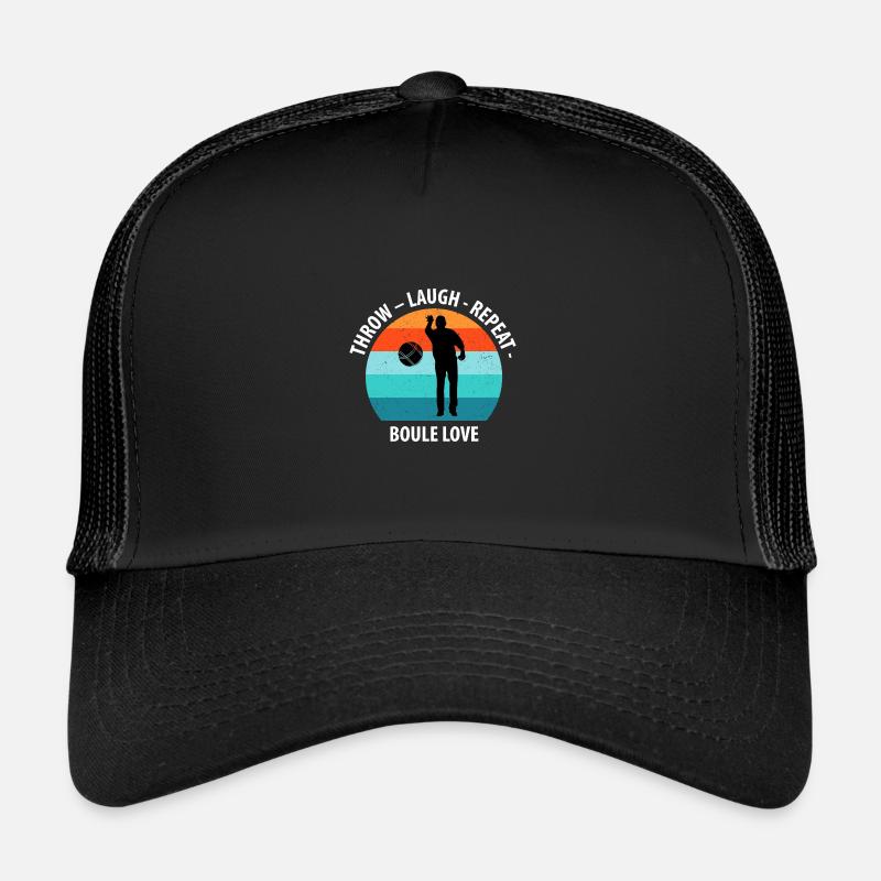 Boule Pétanque Boccia Boules Casquette trucker 