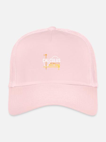 Calculus Is Rocket Science - Trucker Cap - pale pink - Front