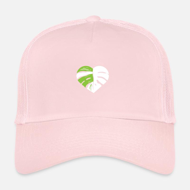 Feuille de coeur de Monstera Casquette trucker 
