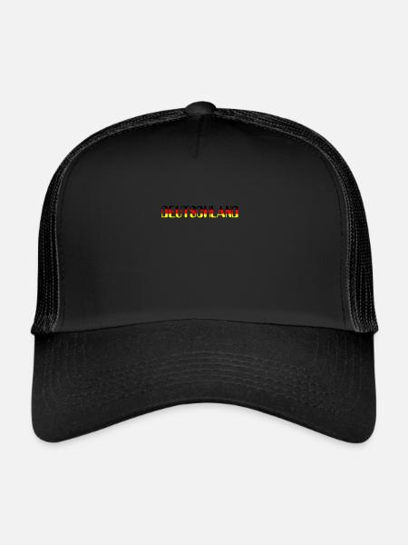 Allemagne SSR - Casquette trucker  - noir/noir - Devant
