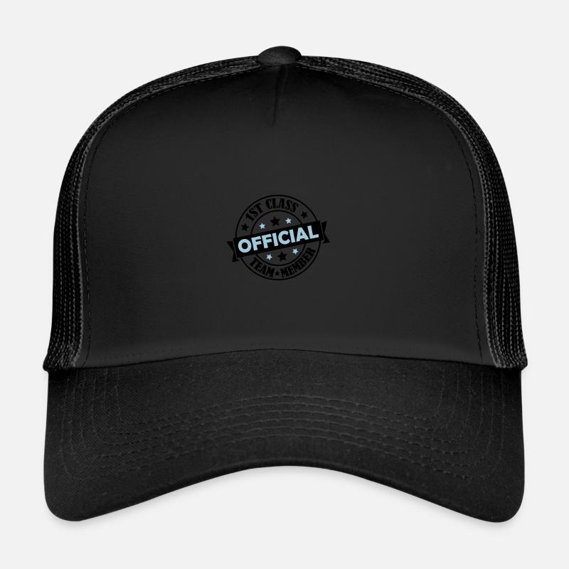 membre officiel de l'équipe 02 Casquette trucker 