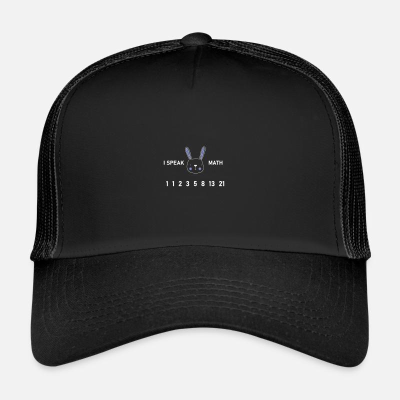 Je parle lapin de fibonacci de maths Casquette trucker 