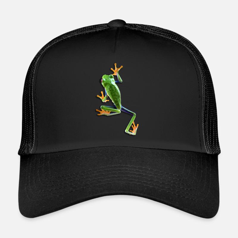 Red Eyed Tree Frog Frog Keeper Frog Fan Trucker Cap
