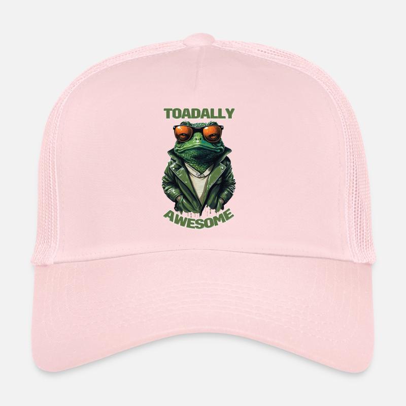 Toadally Awesome - Total Awesome Cool Toad Trucker Cap