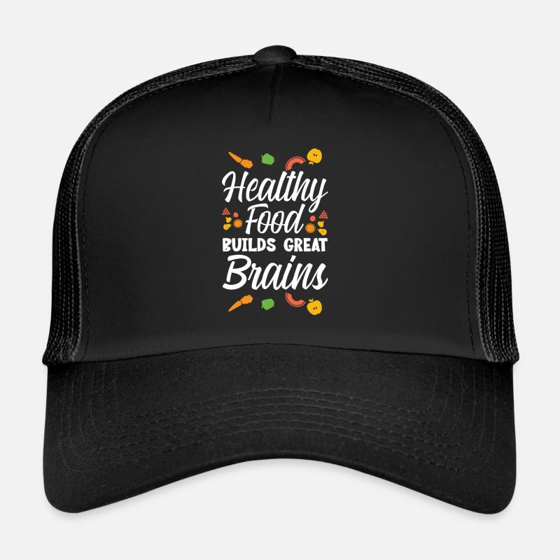 Les aliments sains construisent un bon cerveau 4 Casquette trucker 