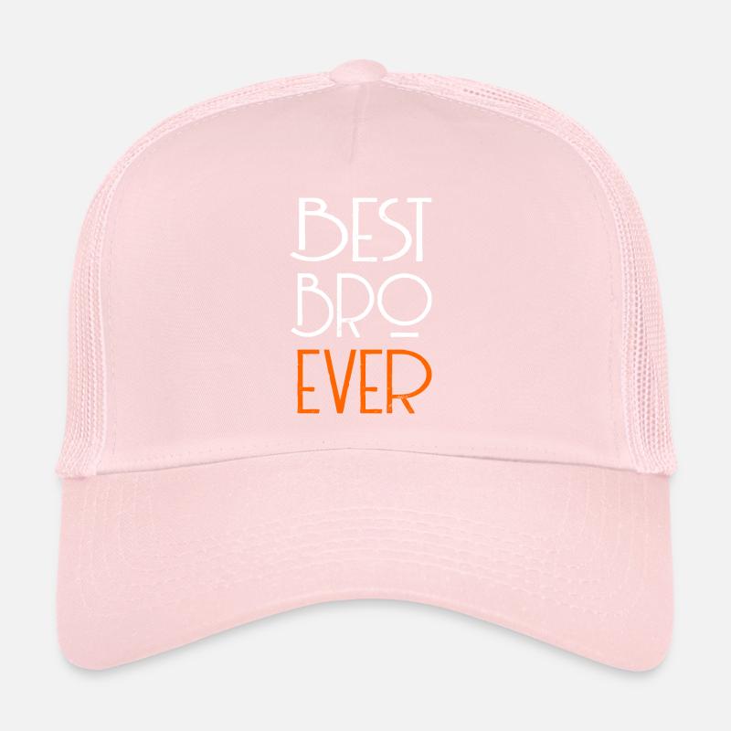 Best Bro Ever - weiss Trucker Cap