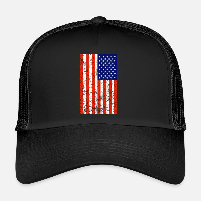 Drapeau USA Casquette trucker 