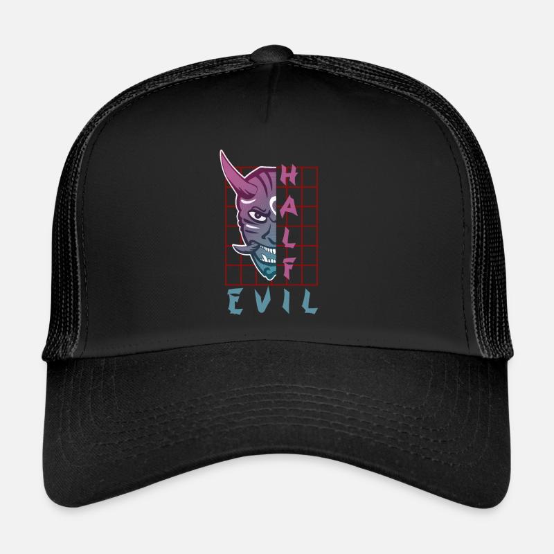 Oni Maske Japan Dämon Trucker Cap