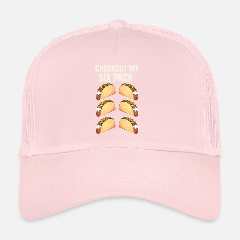 taco checkout my six pack Trucker Cap
