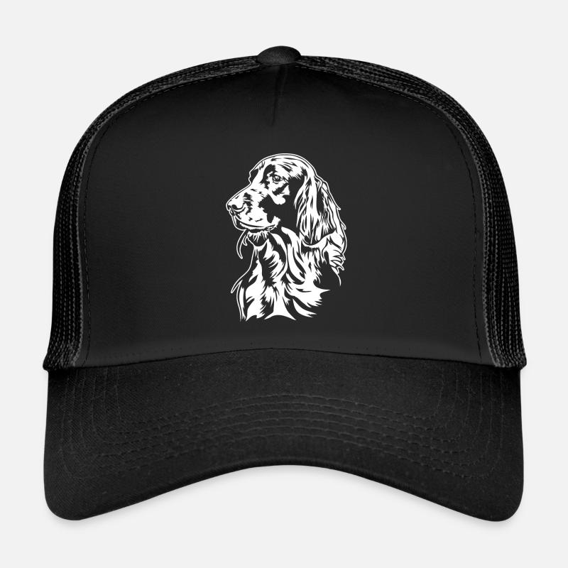 Irish Setter Jagdhund Jagdhunde Hunde Wilsigns Trucker Cap