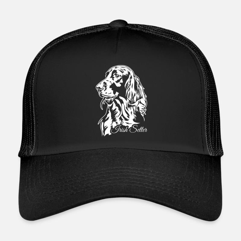 Irish Setter Jagdhund Jagdhunde Hunde Wilsigns Trucker Cap