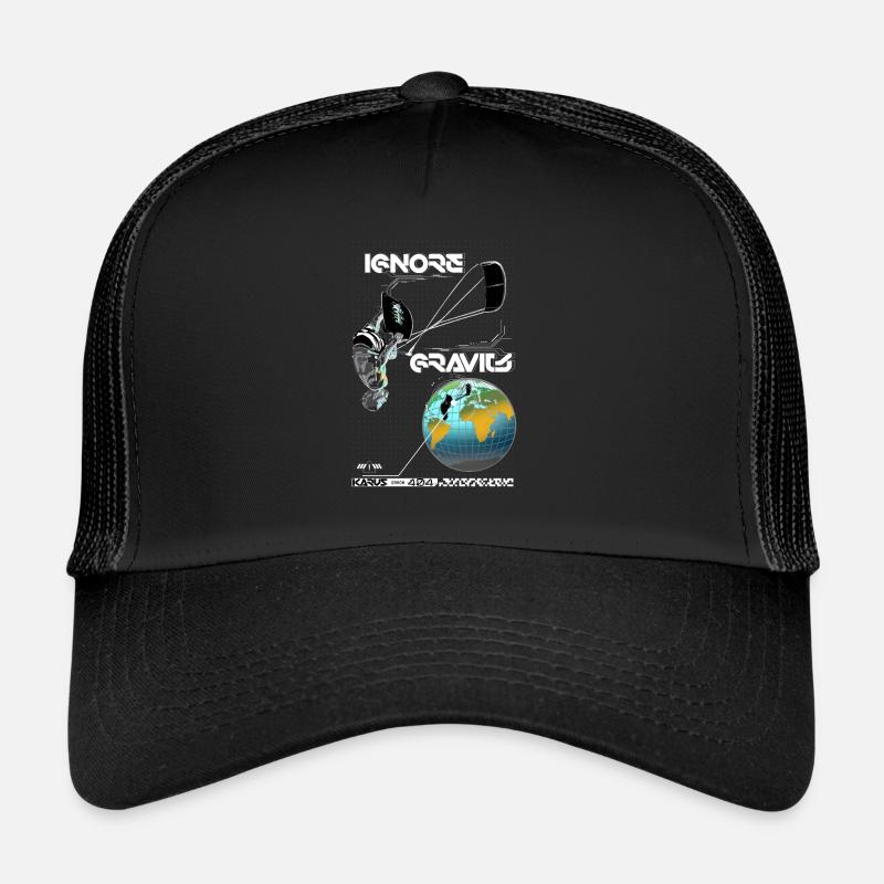 Ignore Gravity - Trucker Cap - black/black