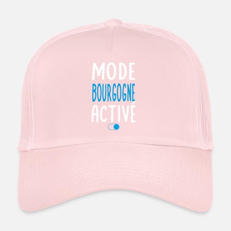 Mode Bourgogne Activé - Idée Cadeau Casquette trucker 