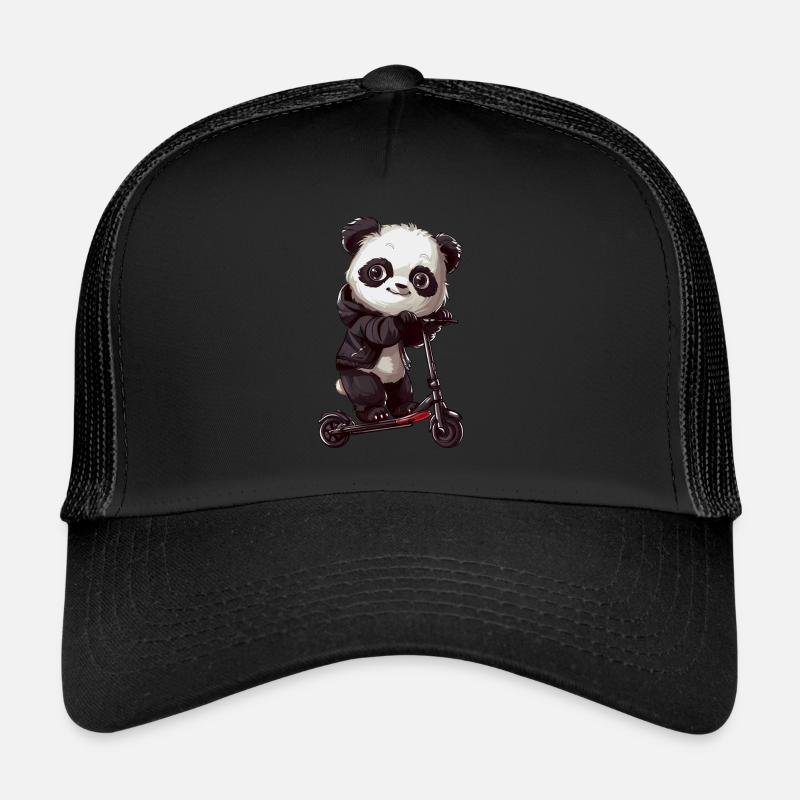 Panda Roller Trucker Cap
