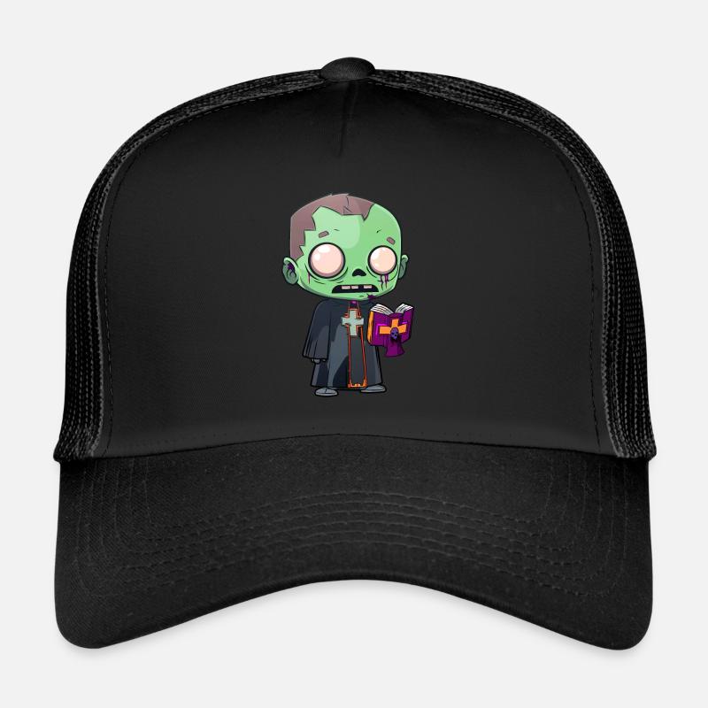 Priest Halloween Trucker Cap