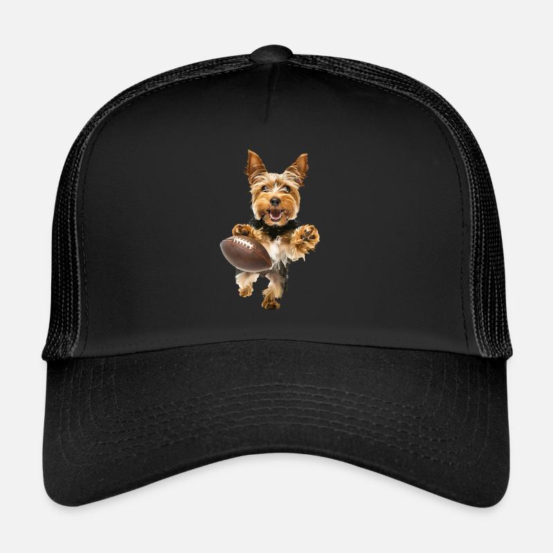 Yorkshire Terrier - Trucker Cap - Schwarz/Schwarz