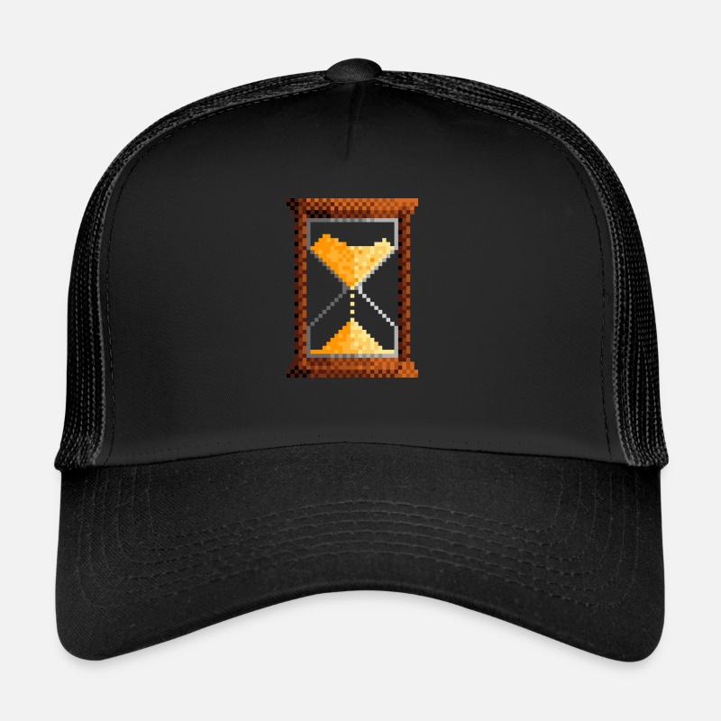 Hourglass - Trucker Cap - black/black