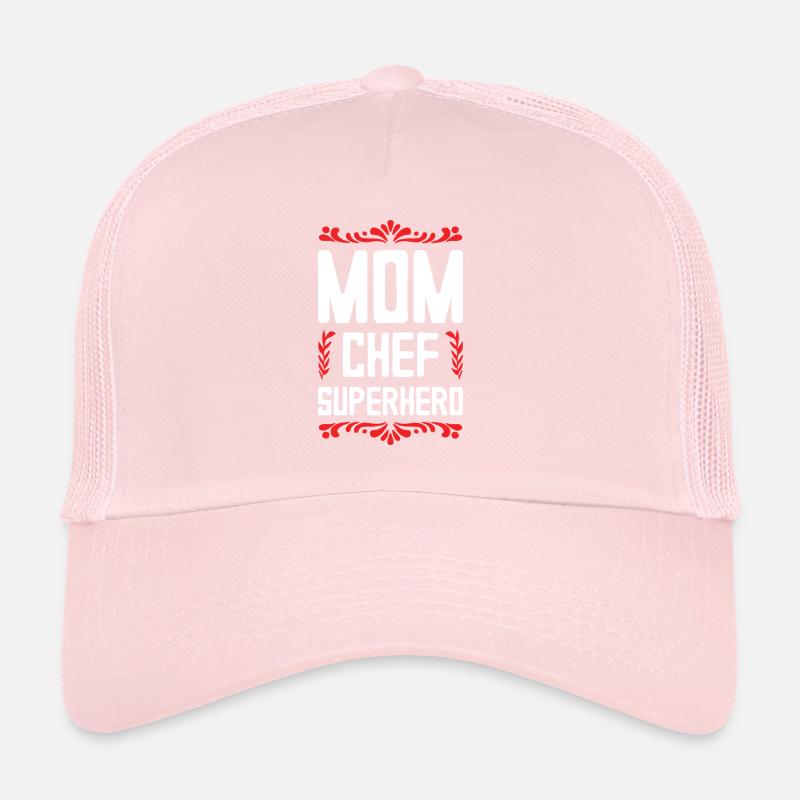 Mom Chef Superheld Mama Trucker Cap