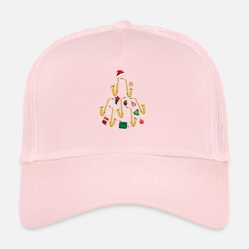 Sapin de Noël Saxophone Casquette trucker 