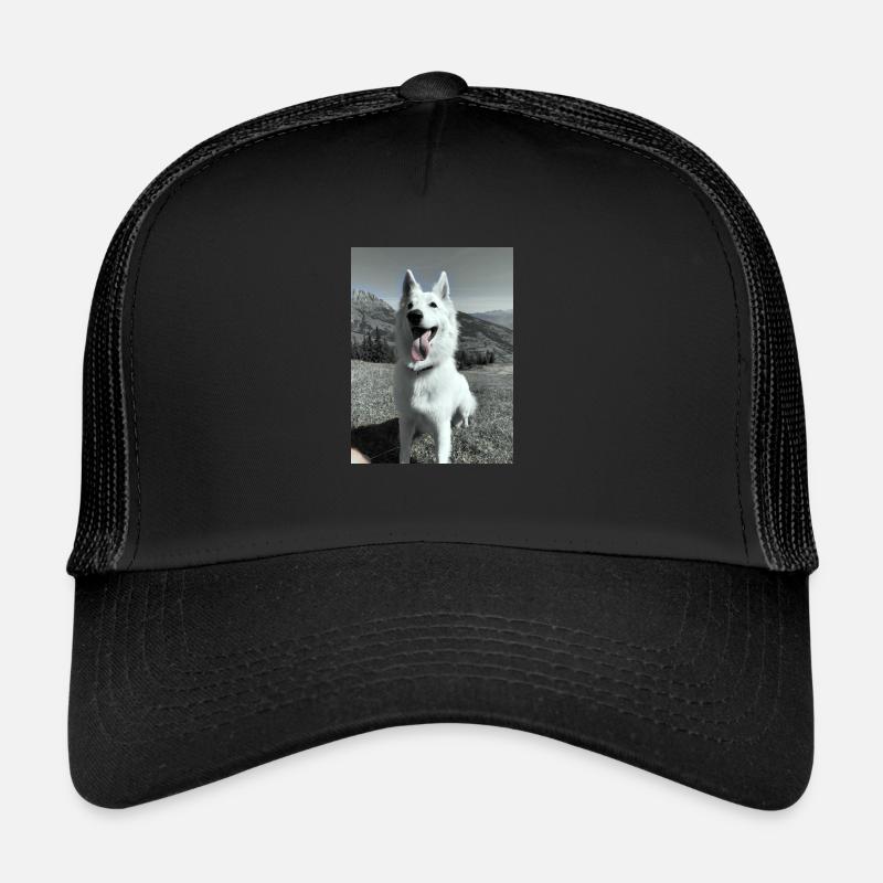 White Shepherd Trucker Cap