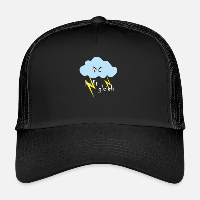 die lustige Gewitter Wolke Trucker Cap