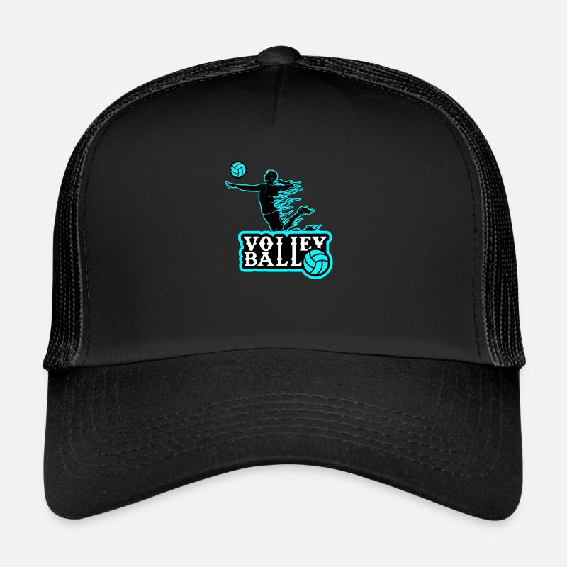 volleyball - Trucker Cap - black/black