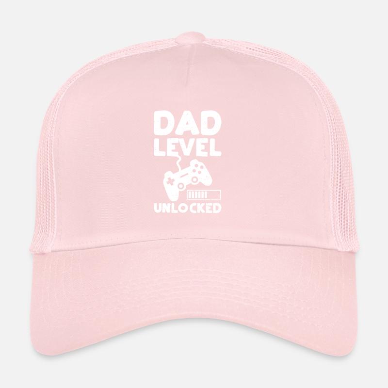 Dad Level Unlocked - Dad Trucker Cap