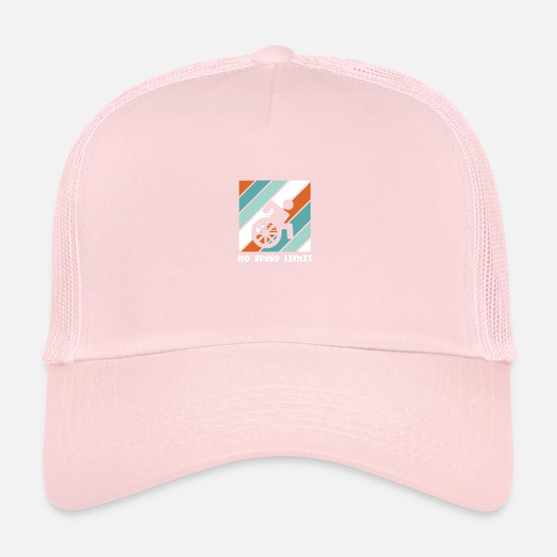 Rollstuhl Rollstuhlfahrer Handicap Behinderung Trucker Cap