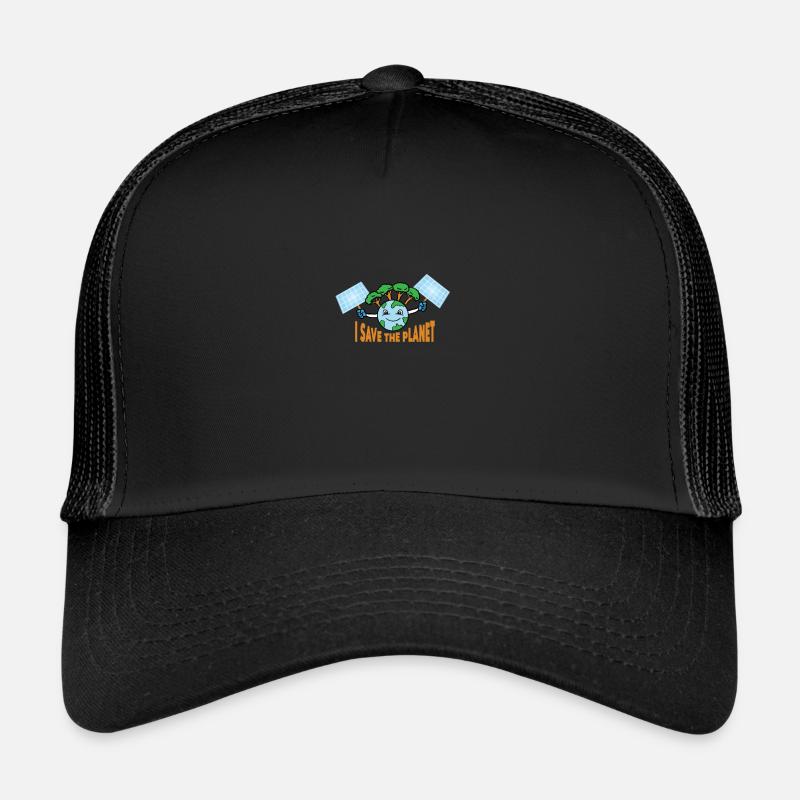 Solar Photovoltaik Solarenergie Sonne Strom - Trucker Cap - Schwarz/Schwarz