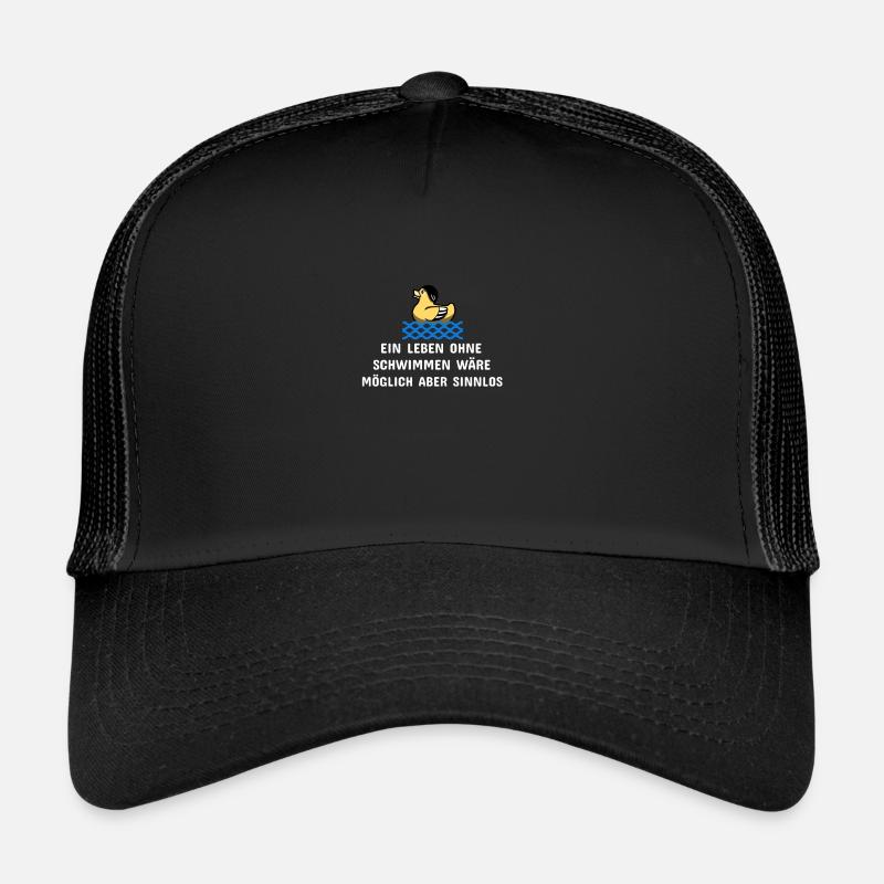 Schwimmen Spruch Lustig Ein Leben ohne Schwimmen Trucker Cap