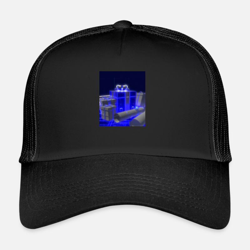 Weihnachten Weihnachtsbaum Schematic Blaupause Trucker Cap
