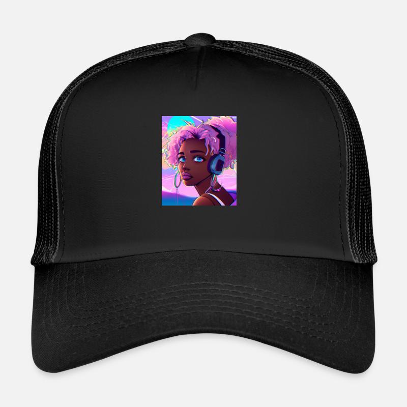 Pastel Esthétique Mignonne Anime Fille Casquette trucker 
