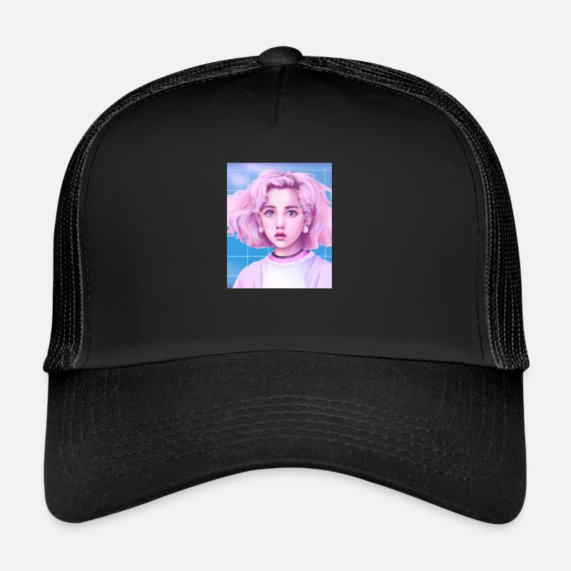 Pastel Esthétique Mignonne Anime Fille Casquette trucker 