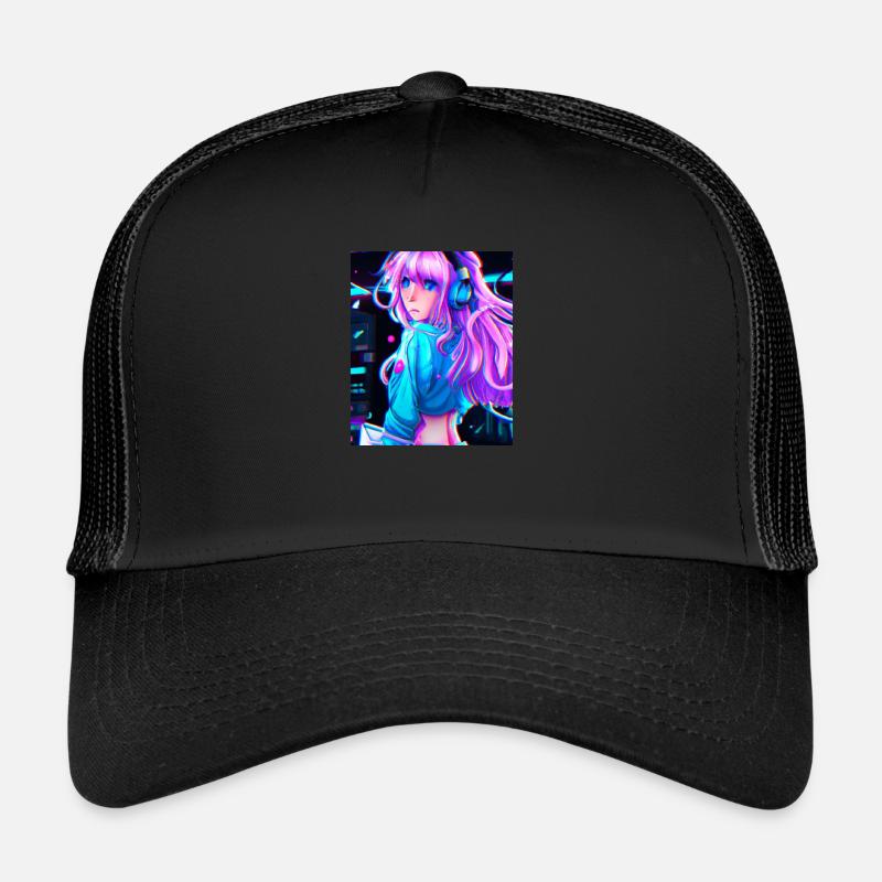 Pastel Esthétique Mignonne Anime Fille Casquette trucker 