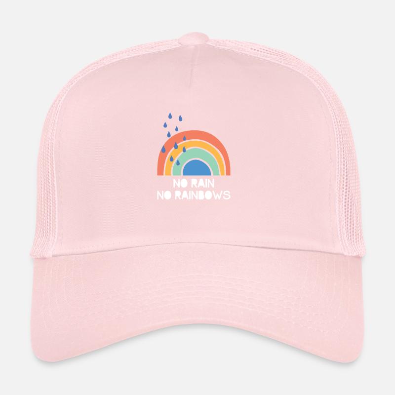 No Rain No Rainbows Trucker Cap
