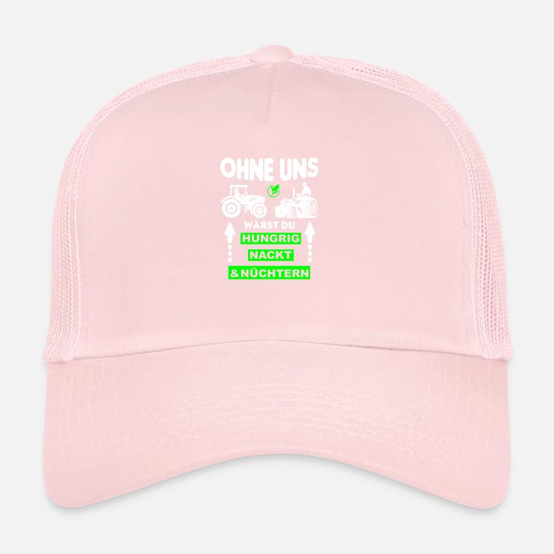 Bauer Hungrig Nackt Nüchtern Protest Trucker Cap