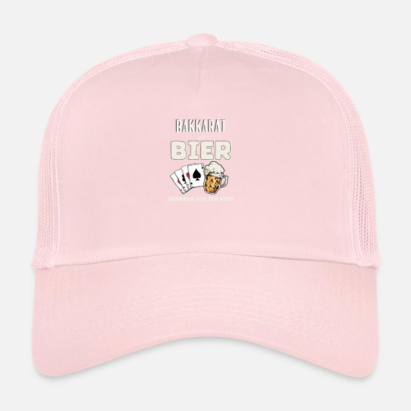 Baccarat et bière Casquette trucker 
