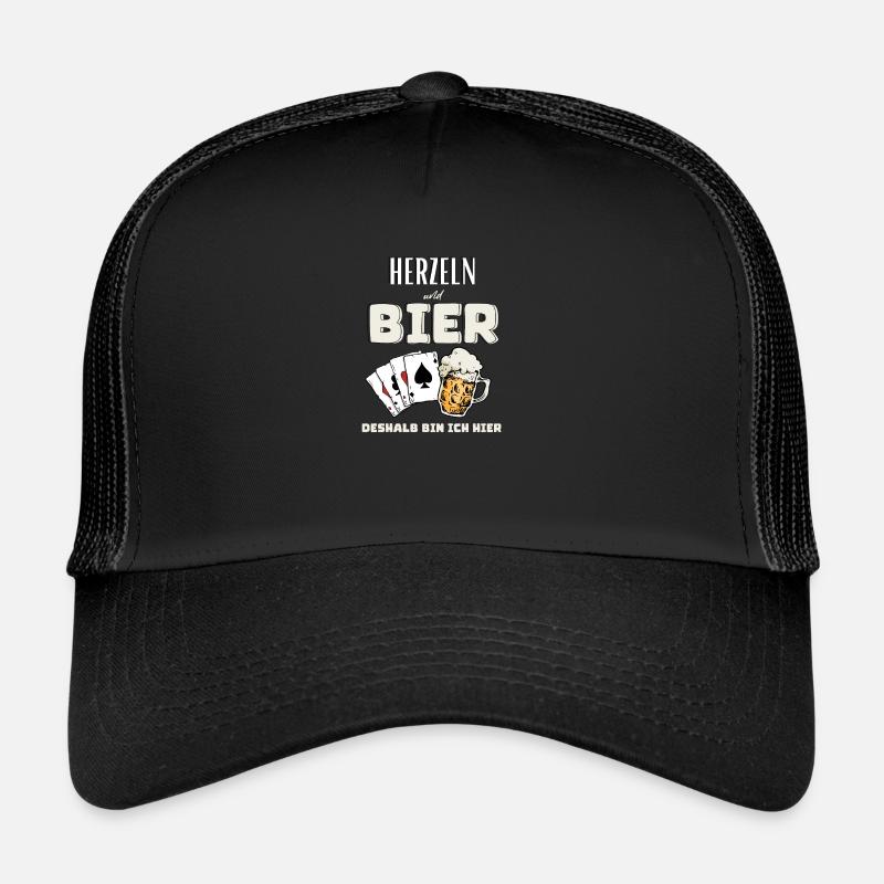 Coeurs et bière Casquette trucker 