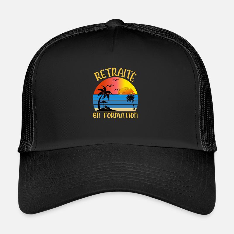 retraité en formation Casquette trucker 