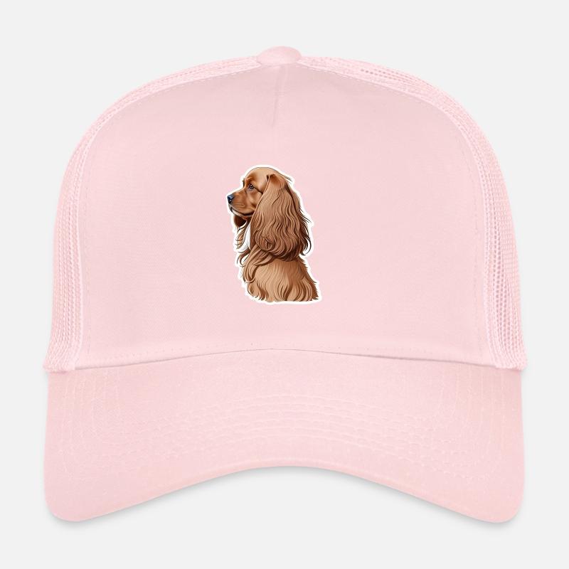 Cocker Spaniel Casquette trucker 