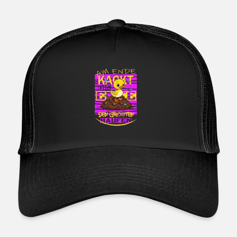 Caca de canard ! Casquette trucker 
